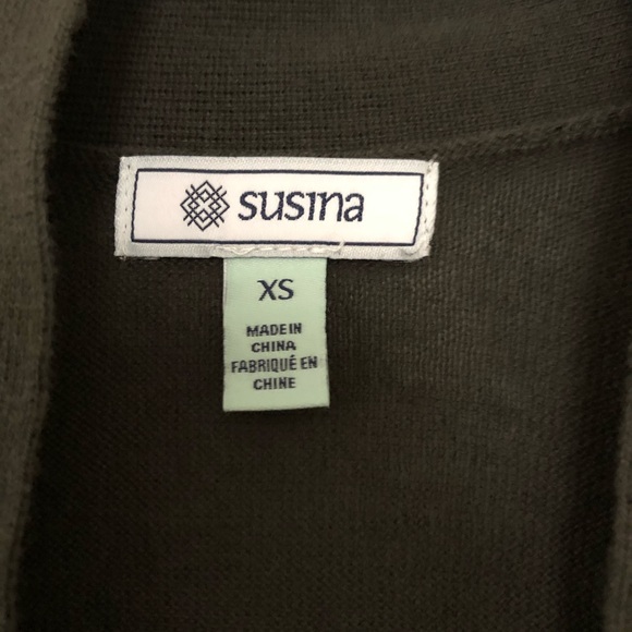 Susina Gray Cardigan Size XS NWT - Picture 2 of 4